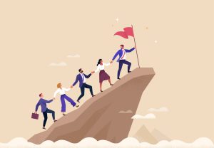 Business Leadership and Support Concept.